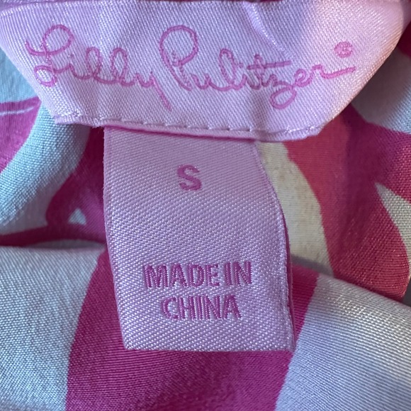 Lilly‎ Pulitzer Capri Pink Yacht Lei Lei Top Sailboat Halter Top Beach Resort S - Picture 3 of 6